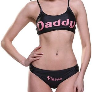 NEW! Black AODONG Lingerie / Bikini  for Women (XL)